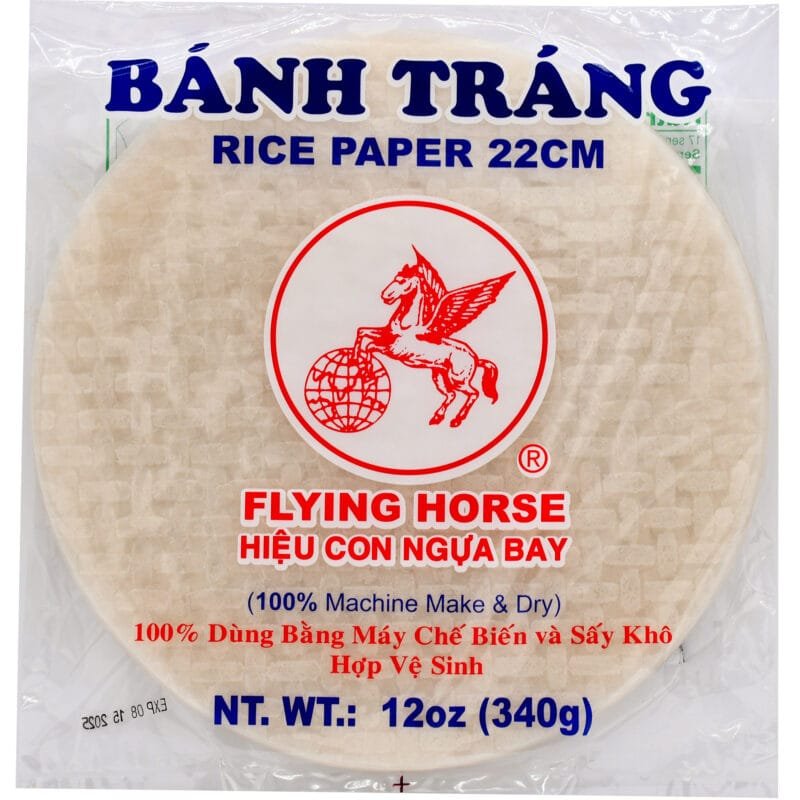 F/Horse Rice Paper-Round/22cm