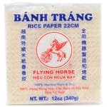 F/Horse Rice Paper-Square/22cm