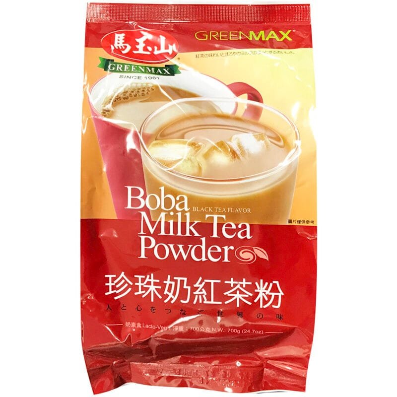 Greenmax Boba Mlk Tea Pwdr Black Lg/Bag
