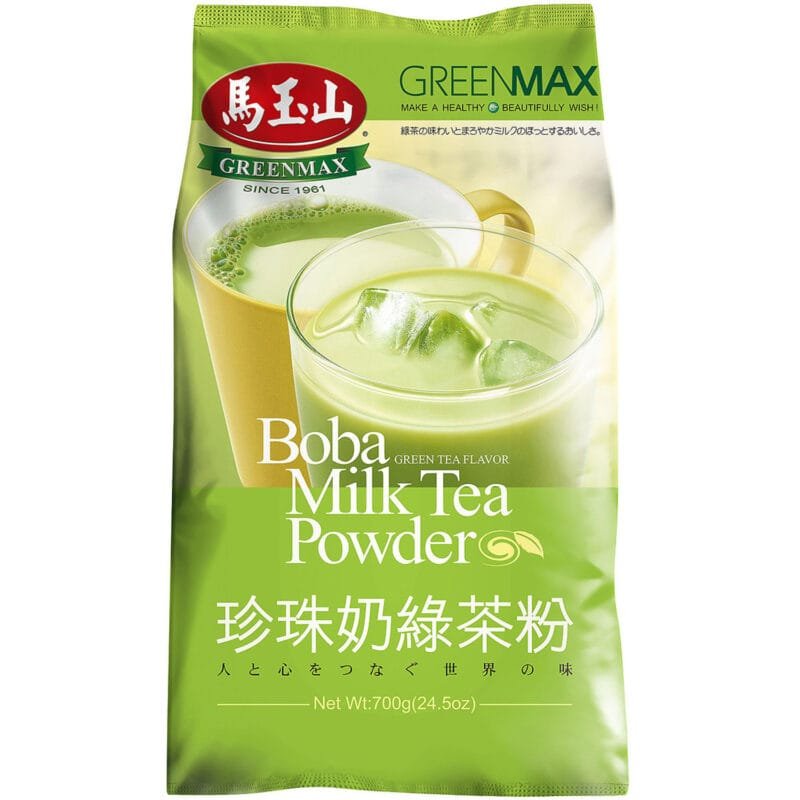 Greenmax Boba Mlk Tea Pwdr Green Lg/Bag