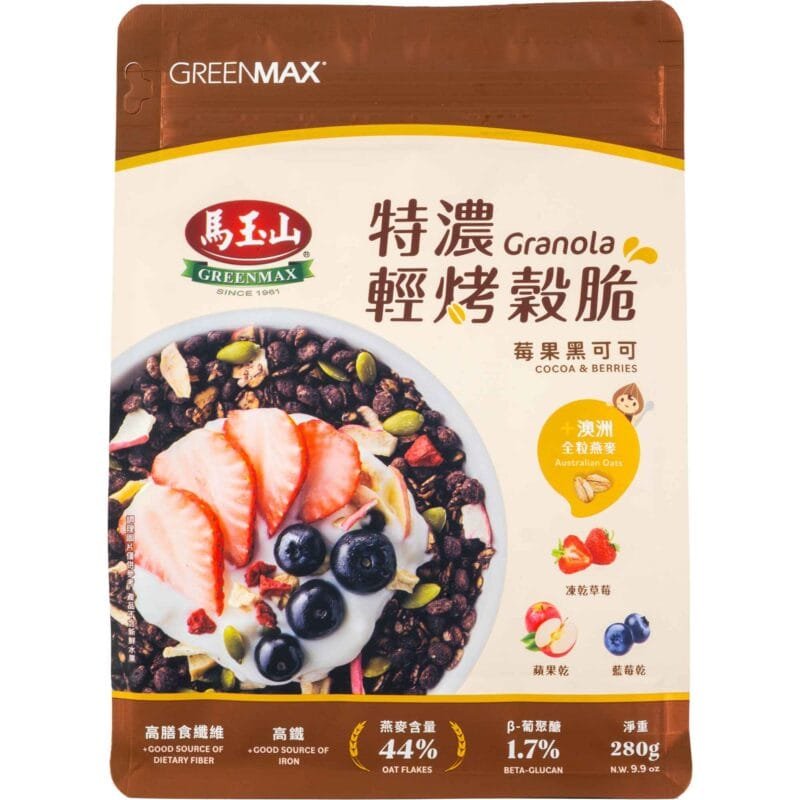GREENMAX GRANOLA COCOA & BERRIES