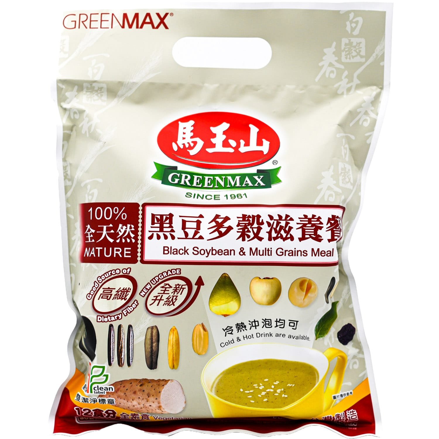 Greenmax Sc/Bag Blk Soybean & Multi Grai Greenmax Sc/Bag Blk Soybean & Multi Grai