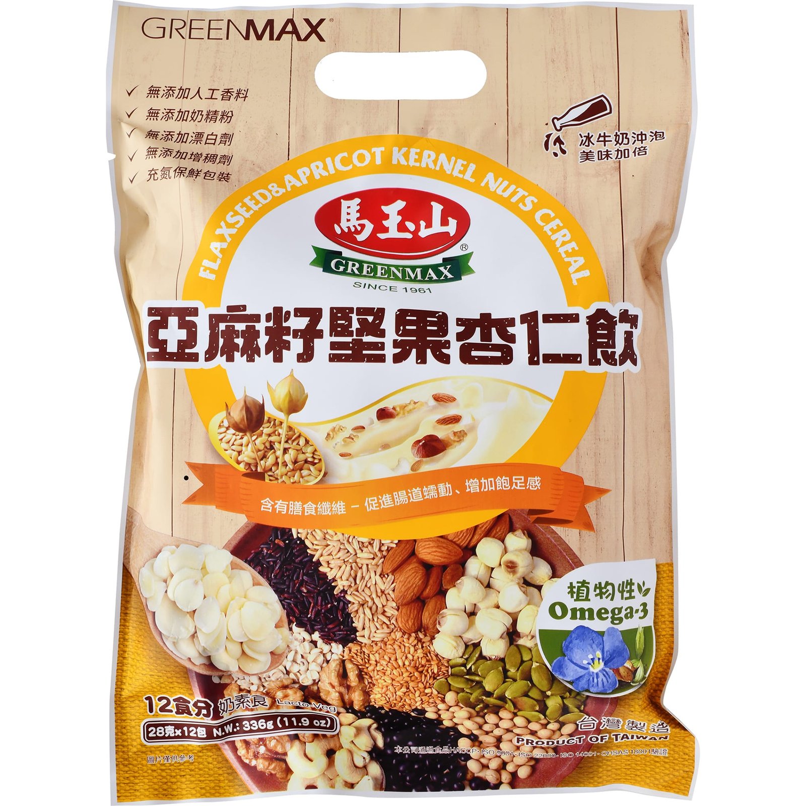 Greenmax Sc/Bag Flaxeed & Apricot Kernel Greenmax Sc/Bag Flaxeed & Apricot Kernel
