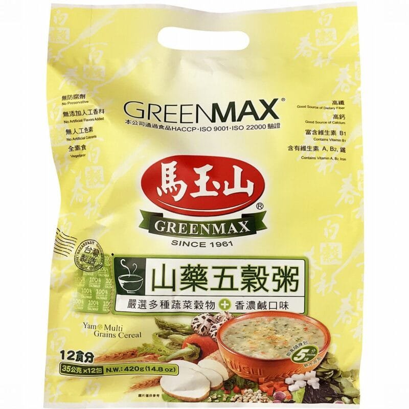 Greenmax Sc/Bag Yam & Multi-Grain Cereal