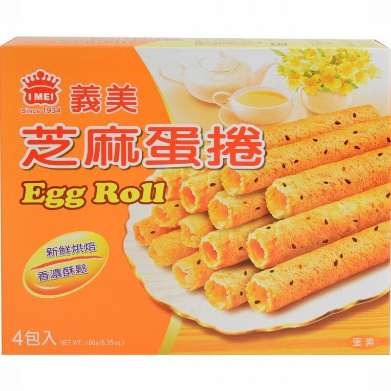 I Mei Egg Roll Sesame Fmly Pk