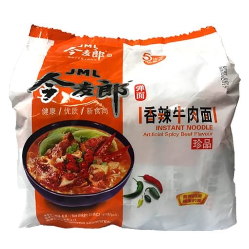 Jml Spicy Beef Flv Int Ndl-5pk Jml Spicy Beef Flv Int Ndl-5pk