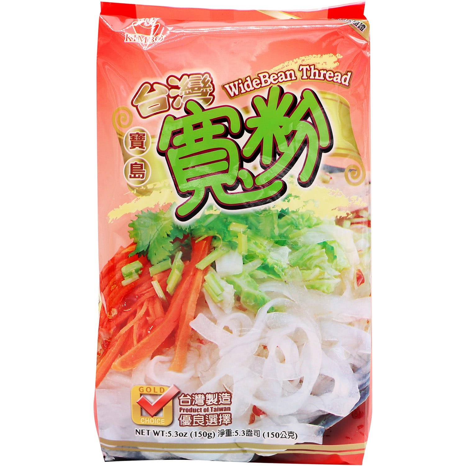 Kimbo Taiwan Wide Bean Thread Kimbo Taiwan Wide Bean Thread