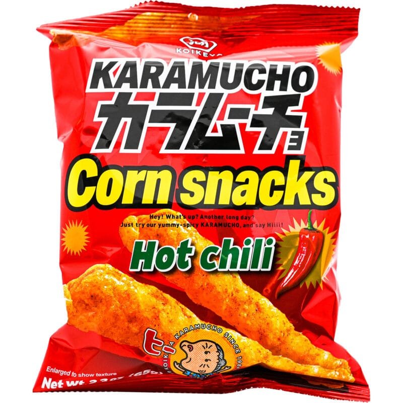 Koikeya Karamucho Corn Snack Hot Chili