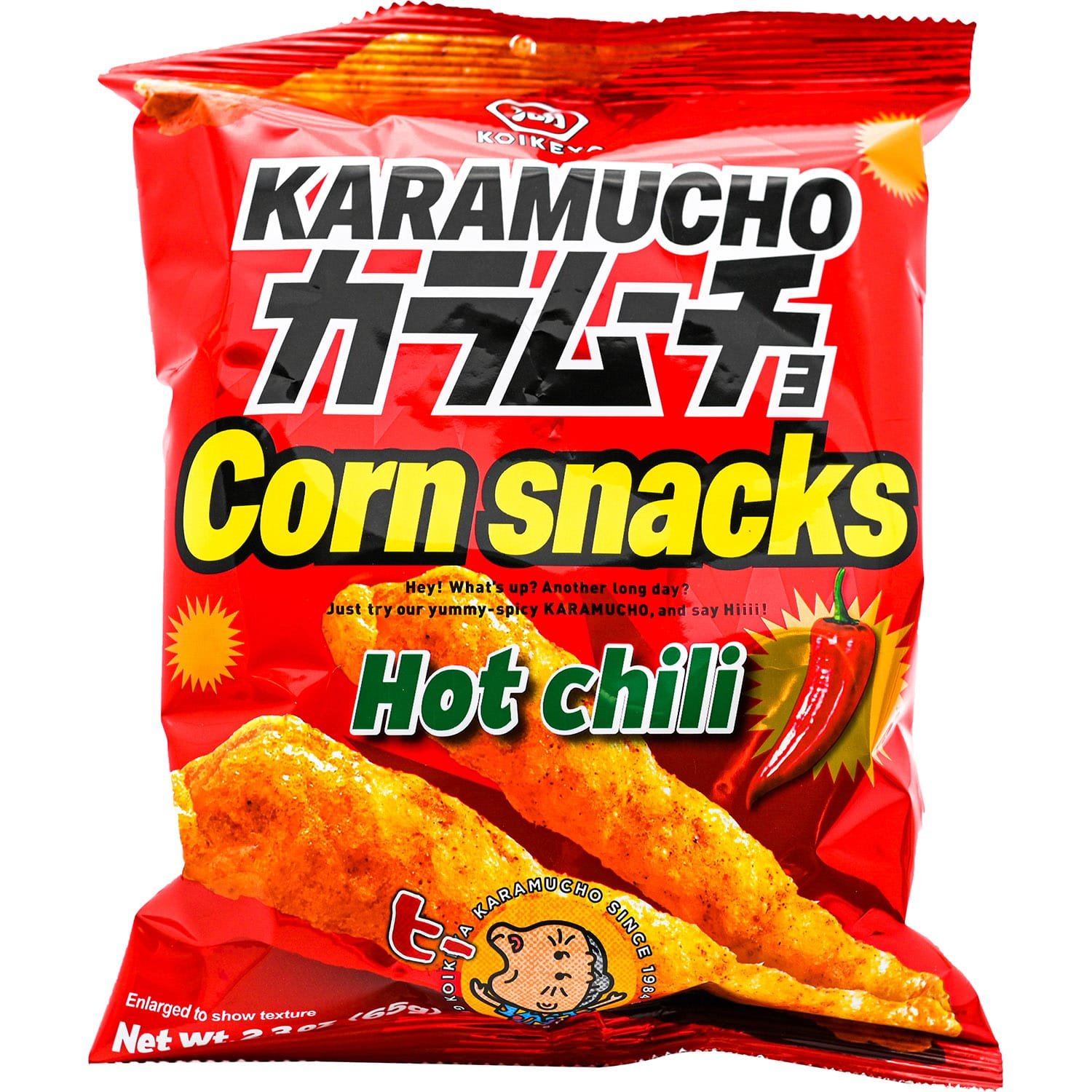 Koikeya Karamucho Corn Snack Hot Chili Koikeya Karamucho Corn Snack Hot Chili