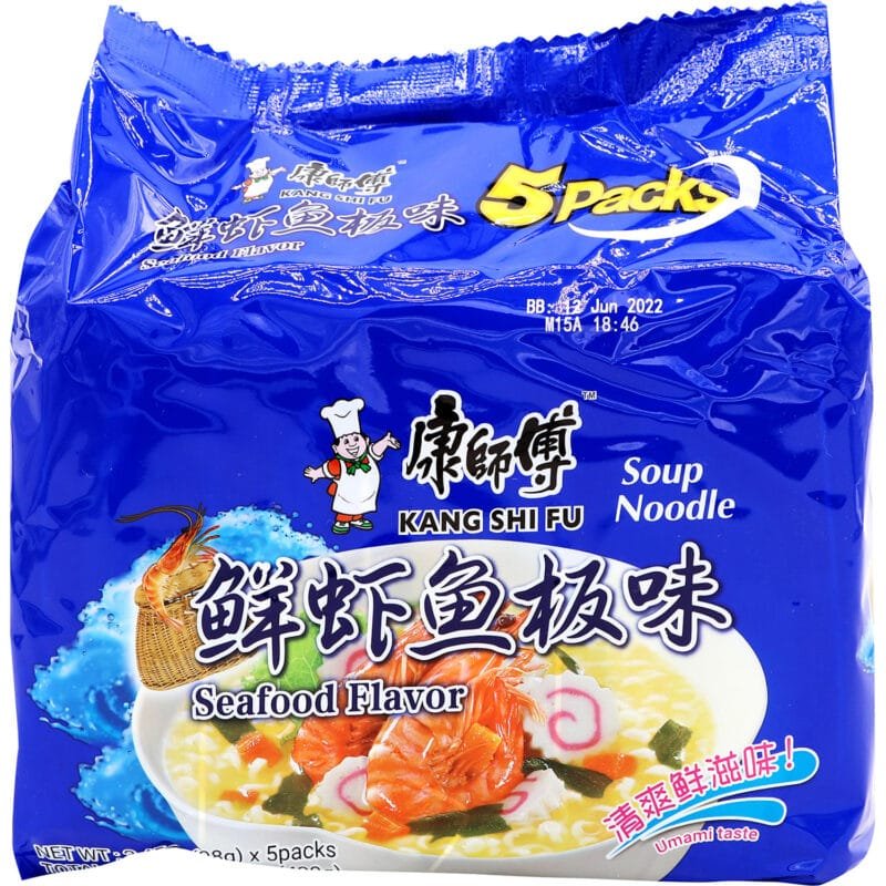 KSF INST NDL 5PK-SEAFOOD FLV