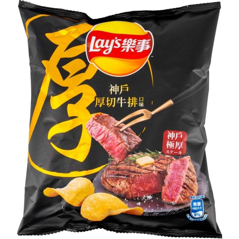 LAYS POTATO CHIPS KOBE STEAK FLAVOR