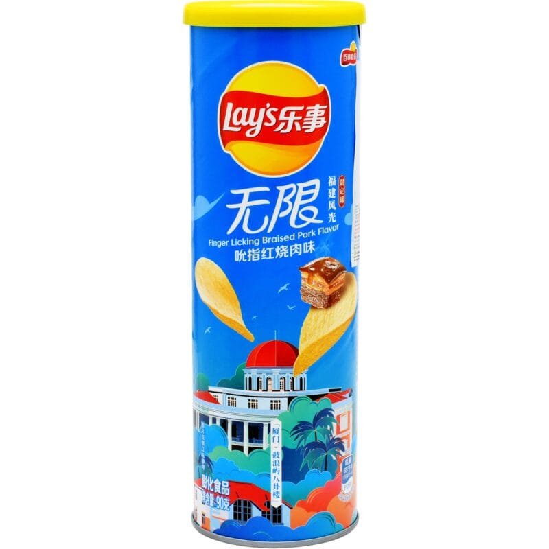 Lays Stax Potato Chip Braised Pork