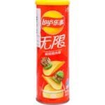Lays Stax Potato Chip Sizzled Barbecue
