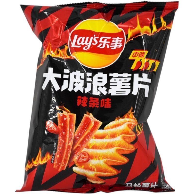 LAY'S-WAVE CHIPS SPICY GLUTEN STRIPS FLV