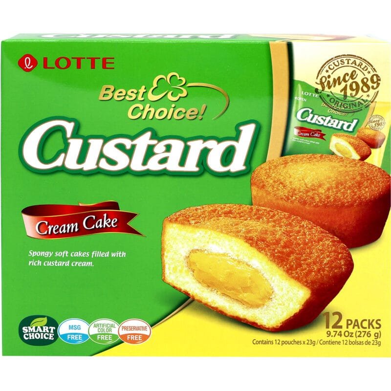Lotte Custard Cake Multi-Pack