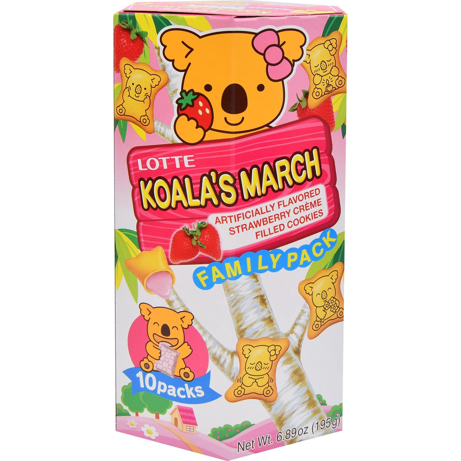 Lotte Koala S March Family-Strawberry Lotte Koala S March Family-Strawberry