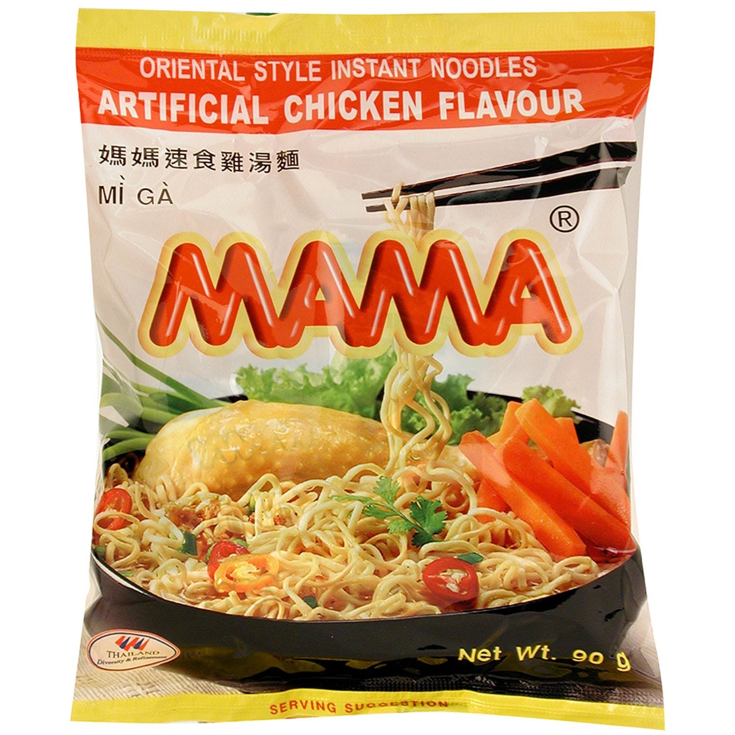 Mama Oriental Style Instant Noodles Artificial Chicken Flavor Mama Oriental Style Instant Noodles Artificial Chicken Flavor