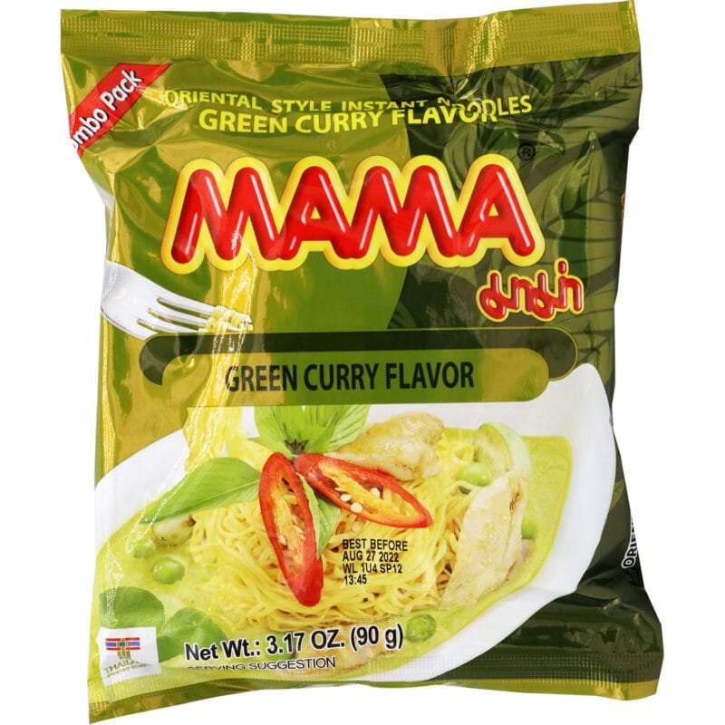 Mama Oriental Style Instant Noodles Green Curry