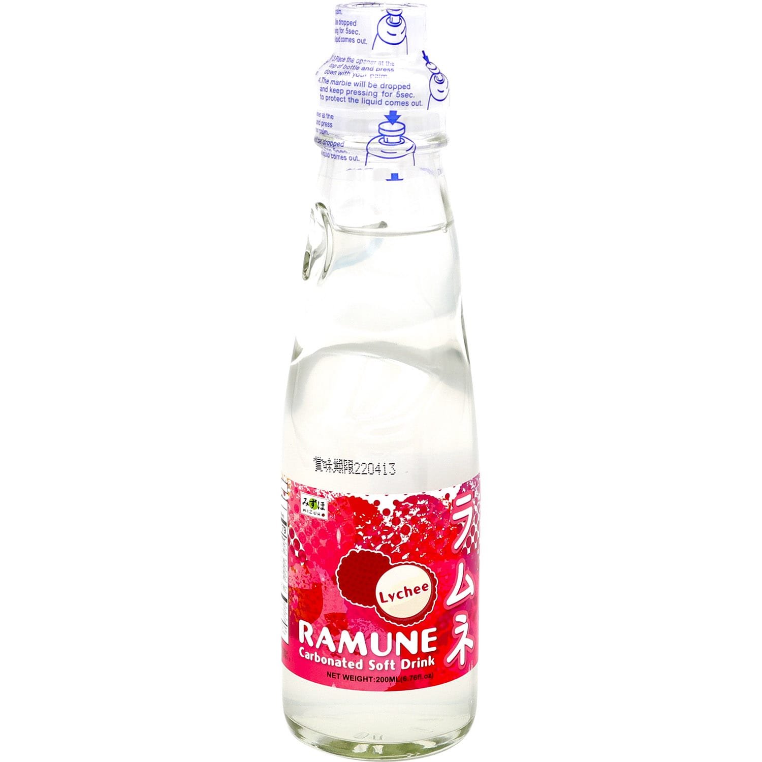 Mizuho Ramune Drink Lychee Mizuho Ramune Drink Lychee