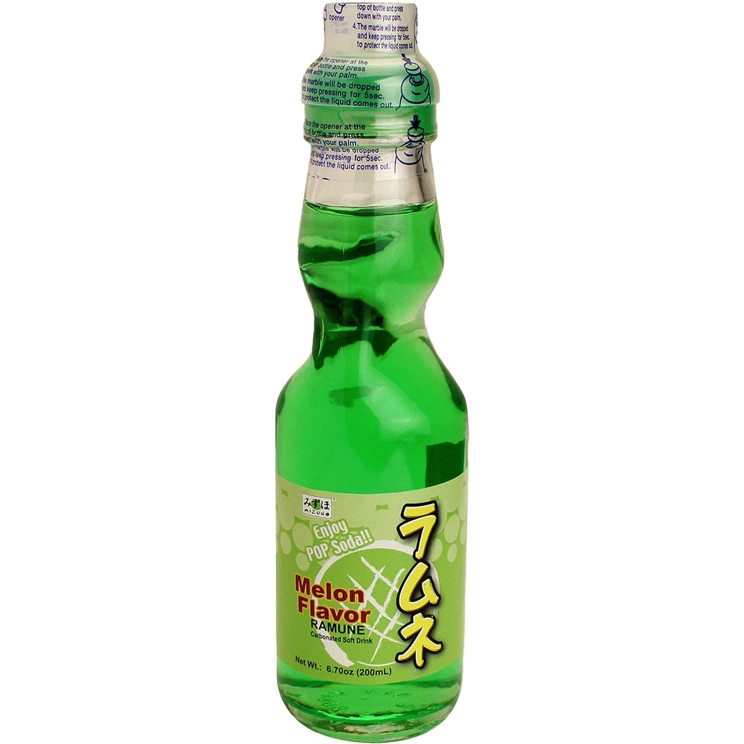 Mizuho Ramune Drink Melon Mizuho Ramune Drink Melon