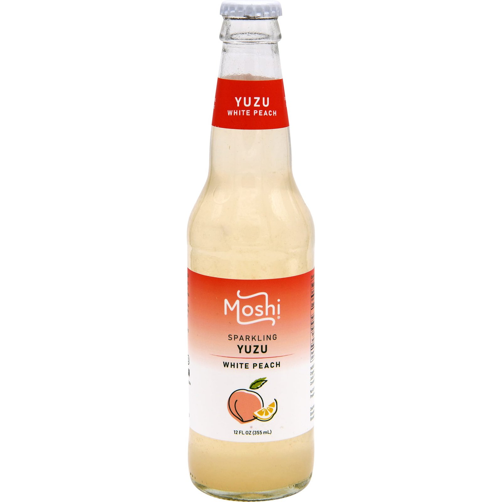 Moshi Yuzu Sparkling Drink - White Peach Moshi Yuzu Sparkling Drink - White Peach