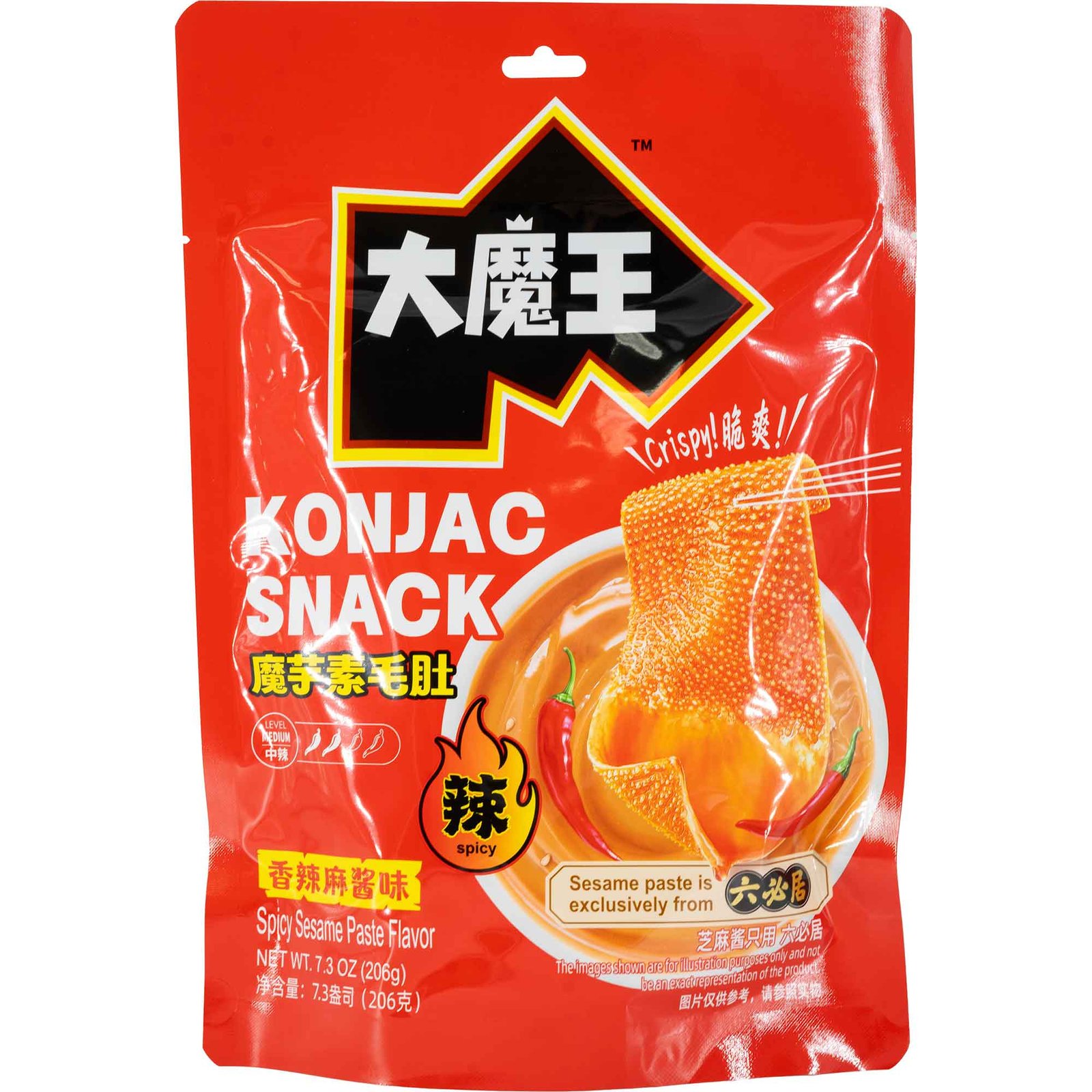 MOWON KONJAC SNACKS- SPICY SESAME MOWON KONJAC SNACKS- SPICY SESAME