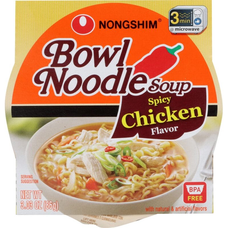 Nongshim Bwl Ndl Soup Spicy Chicken