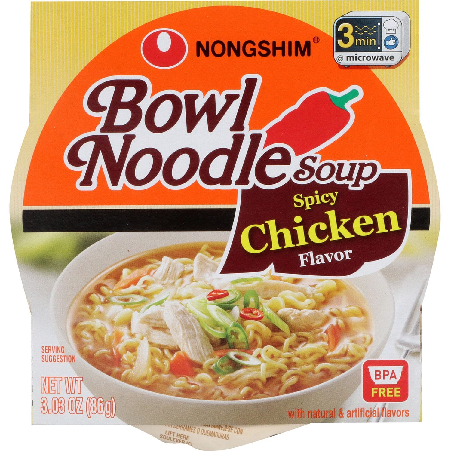 Nongshim Bwl Ndl Soup Spicy Chicken Nongshim Bwl Ndl Soup Spicy Chicken