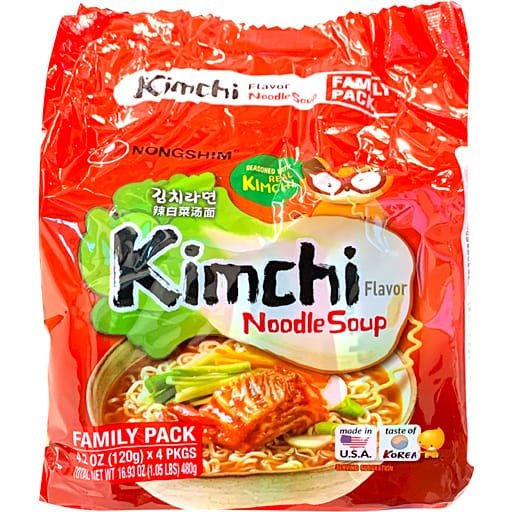 Nongshim Ndl Soup Kimchi (4pk) Nongshim Ndl Soup Kimchi (4pk)