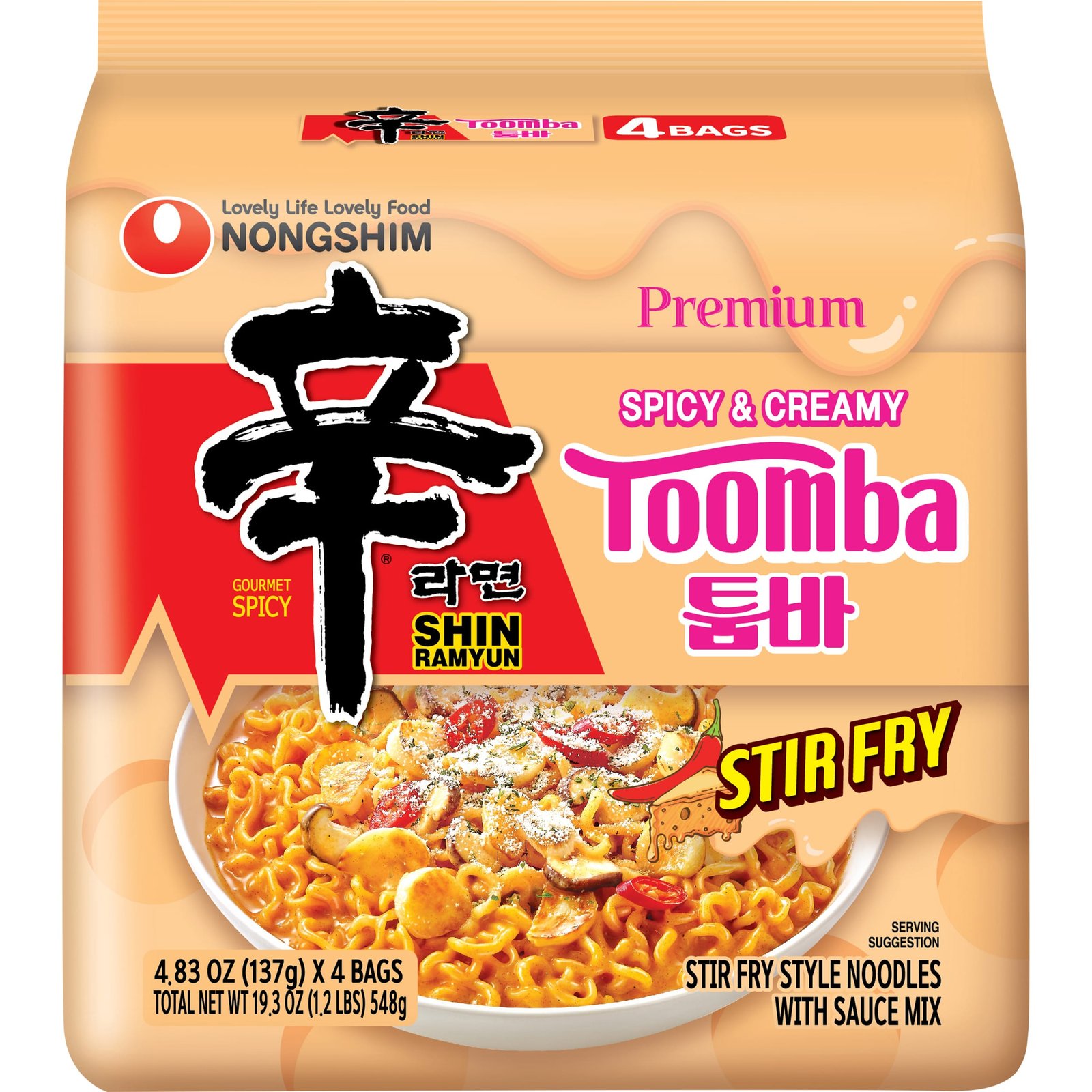 NONGSHIM STIR-FRY NDL TOOMBA NONGSHIM STIR-FRY NDL TOOMBA