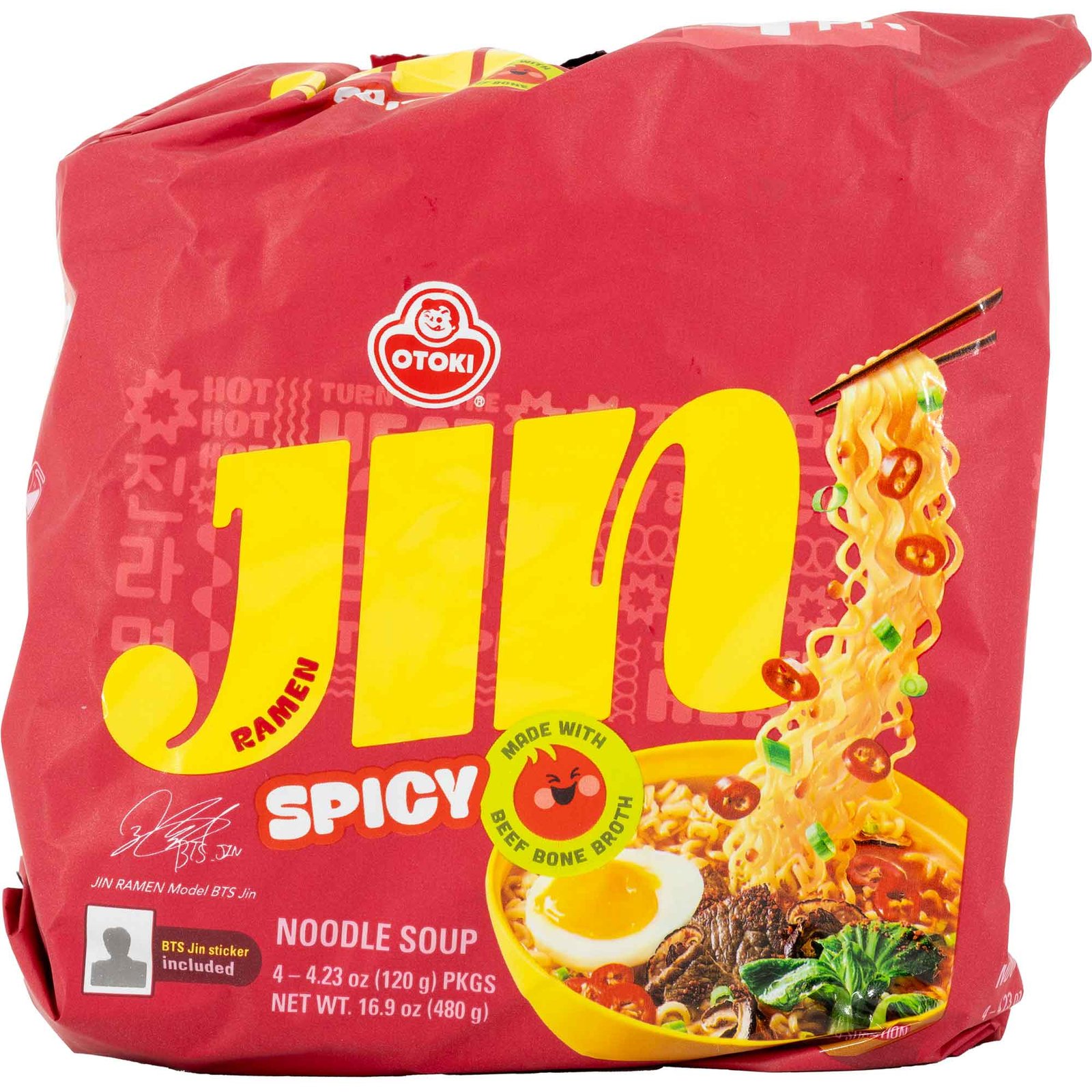 Ottogi Jin Spicy Ramen-5Pk Ottogi Jin Spicy Ramen-5Pk