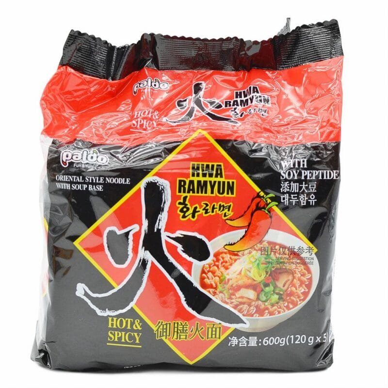 Paldo Hwa Ramen Hot/Spicy Ndl-5pk