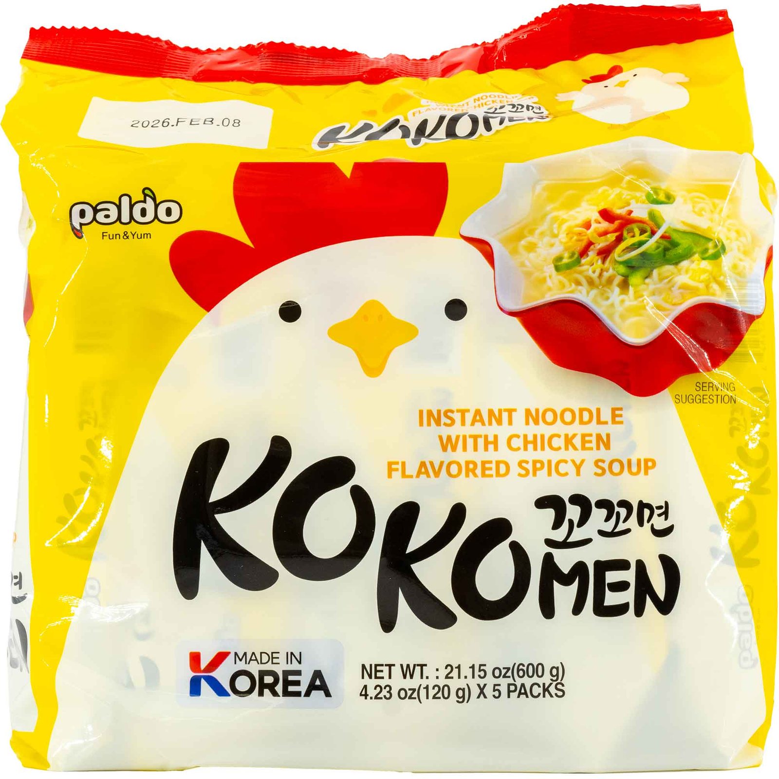 Paldo Kokomen Spicy Chicken Flv Paldo Kokomen Spicy Chicken Flv