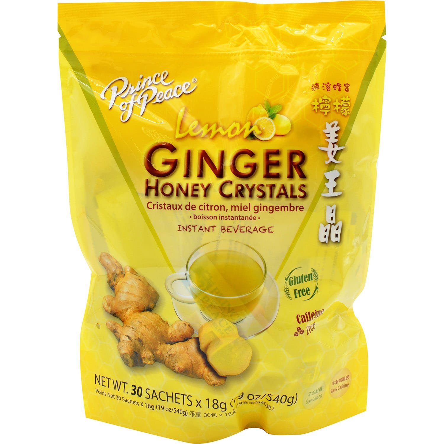P.O.P Ginger Honey Crystal W/Lemon P.O.P Ginger Honey Crystal W/Lemon