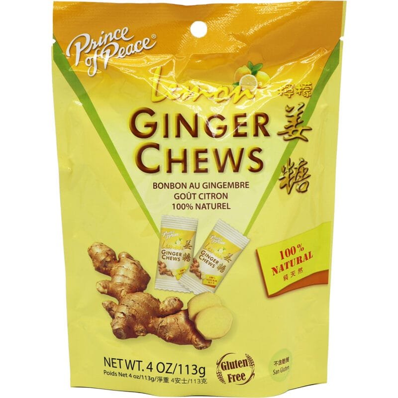 Pop Ginger Lemon Chews