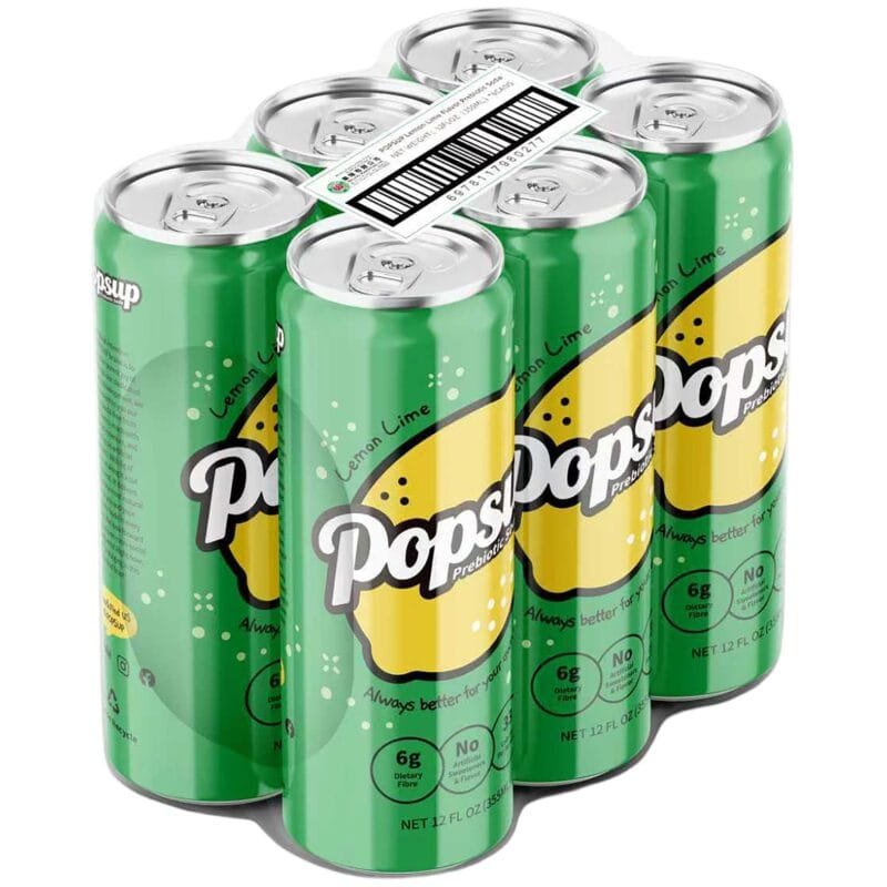 POPSUP LEMON LIME PREBIOTIC