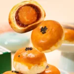 Salted Egg Yolk Pastry 3.52 oz【Soft, Chewy Texture,Savory-Sweet Flavor】