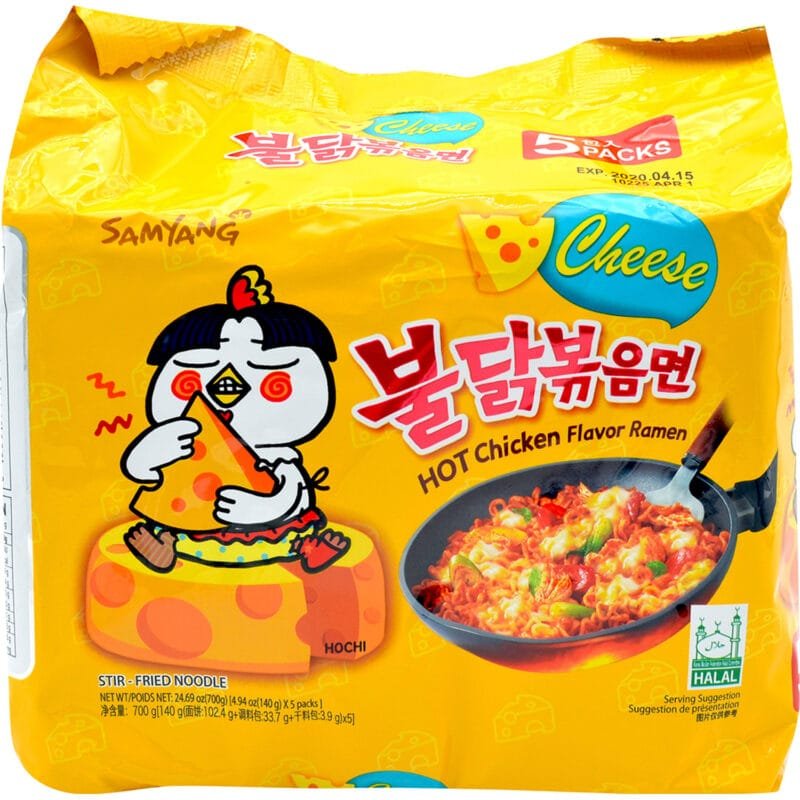 SAMYANG CHEESE HOT CHICKEN 5Pk