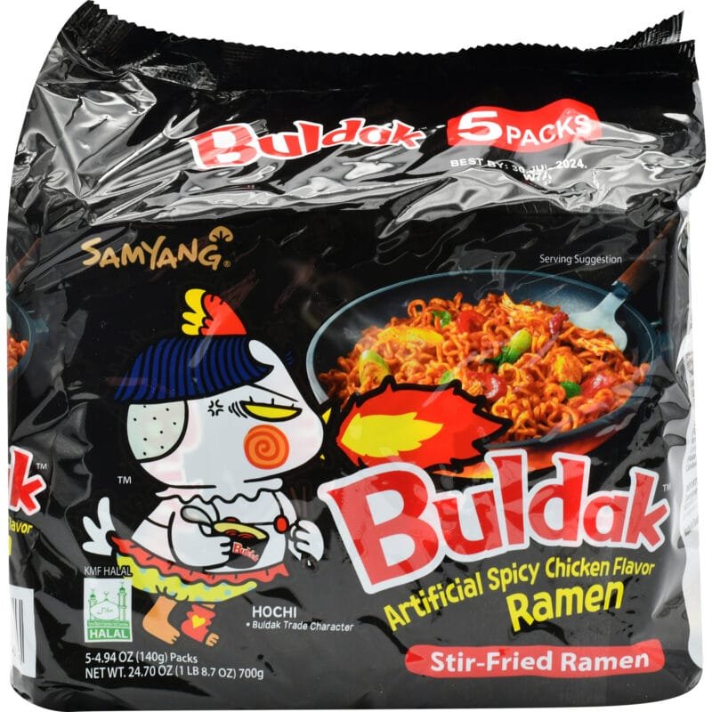 Samyang Dry-Ndl Hot Chkn Flv Ramen 5Pk