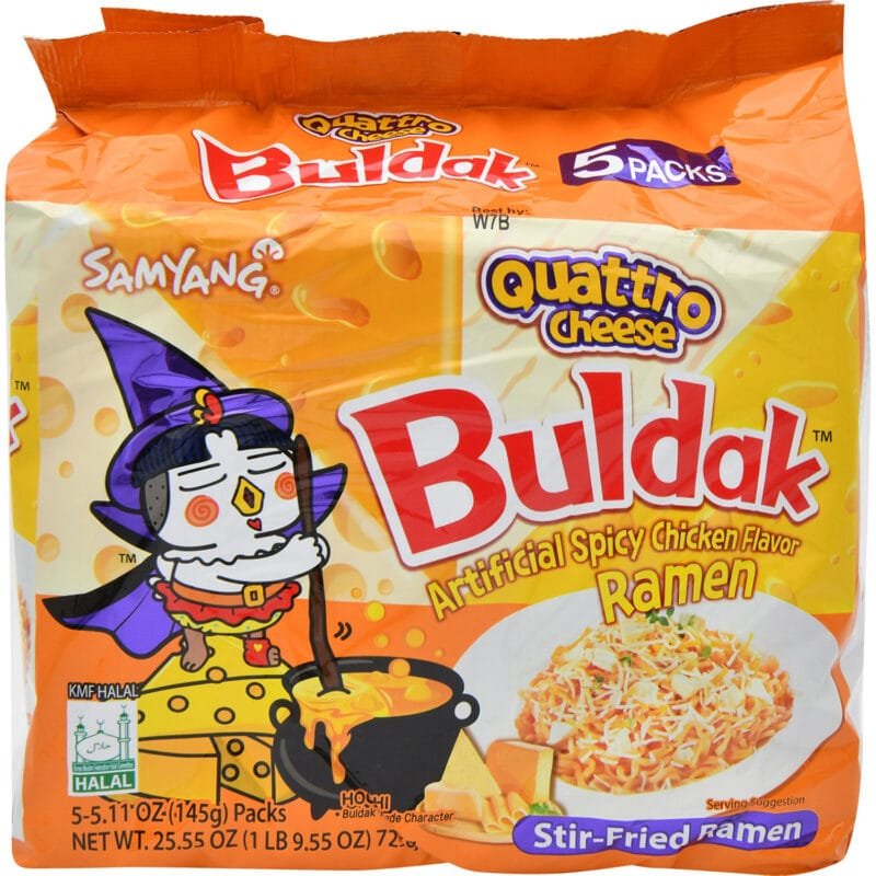 Samyang Quattro Cheese Hot Chicken 5Pk