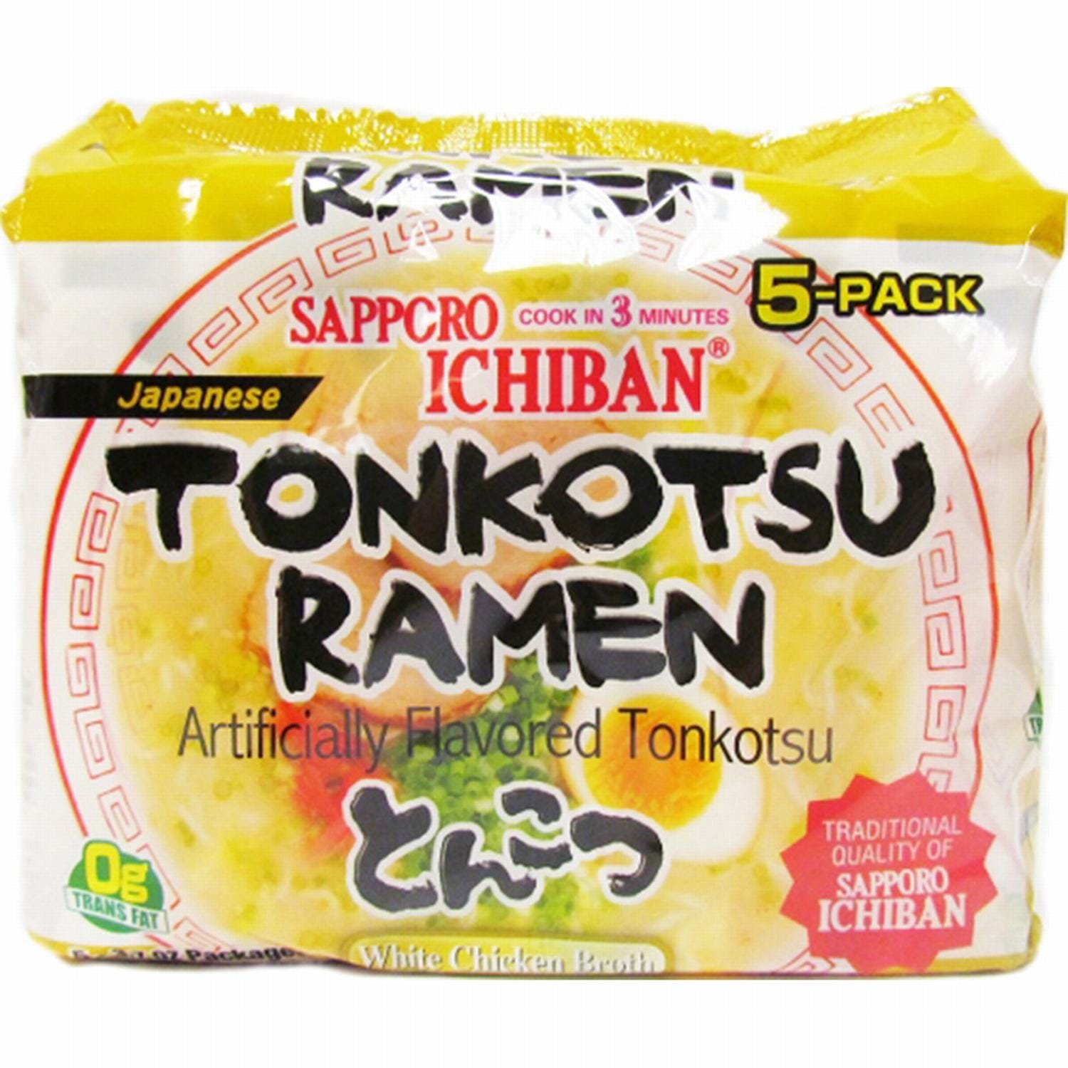 Sapporo Ichiban Tonkotsu 5pk Sapporo Ichiban Tonkotsu 5pk