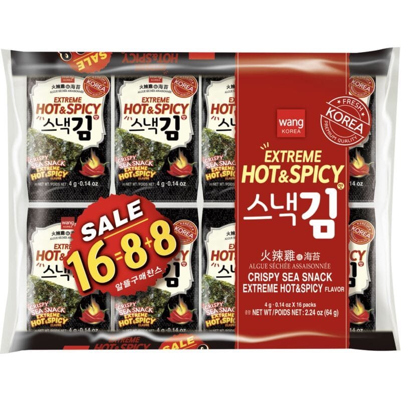 SEASONED SEAWEED HOT&SPICY FLV