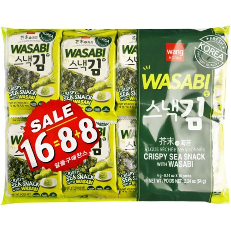 SEASONED SEAWEED WASABI FLV