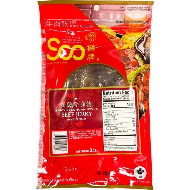 Soo Beef Jerky-Szechuan
