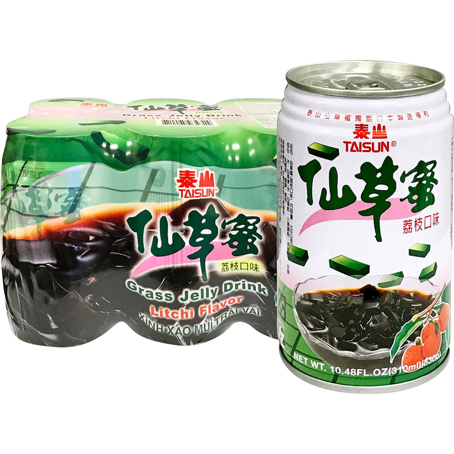 Taisun Grass Jelly Drk Lychee Taisun Grass Jelly Drk Lychee