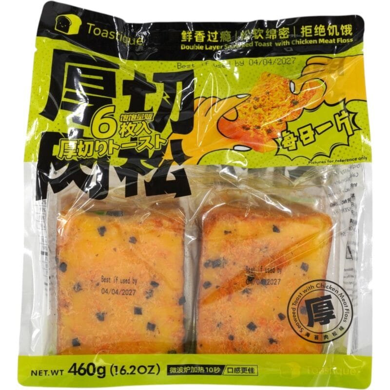 TOASTIQUE SEAWEED TOAST W/CHICKEN FLOSS