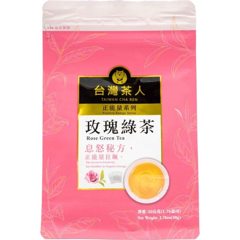 TWCR POSIT ENEG SER ROSE GREEN TEA