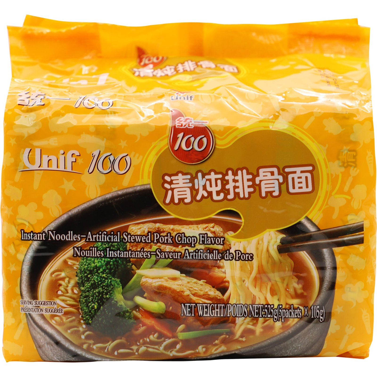 Unif-100 Stewed Prok Chop Noodle 5pk Unif-100 Stewed Prok Chop Noodle 5pk