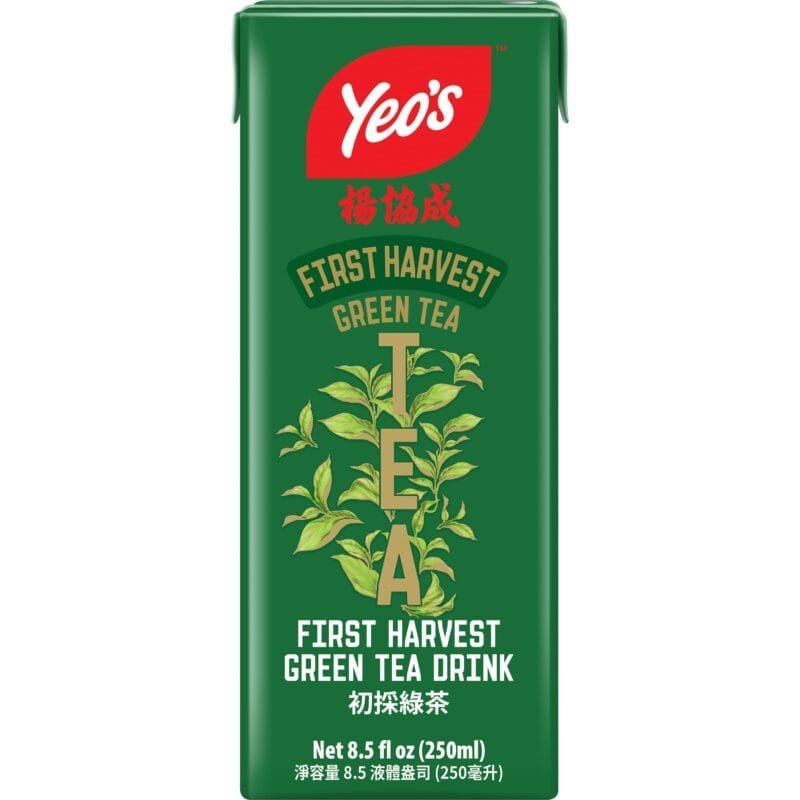 YEOS FIRST HARVEST GREEN TEA 6PK