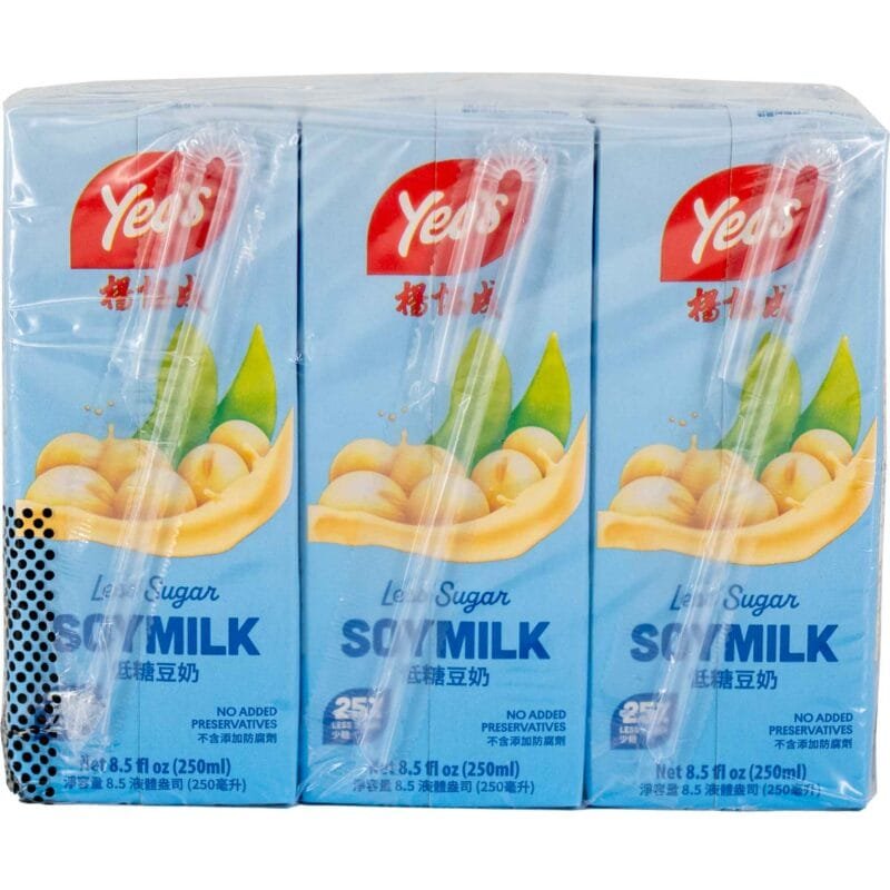Yeos Less Sugar Soy Milk-6 Pack